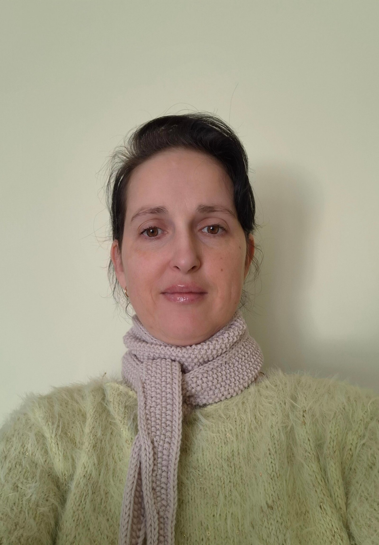 Mini šalikėlis - merino vilna 100% – vaizdas 4